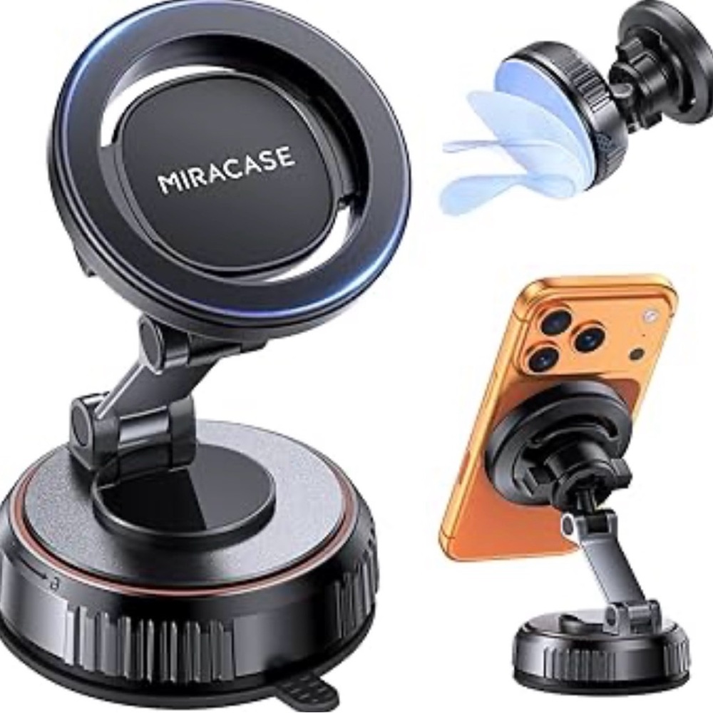 MIRACASE Magnetic Car Phone Mount - Black